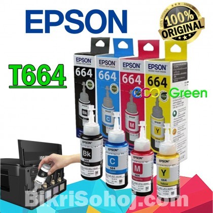 Original Epson Ink Set for L110 L120 L200 L210 Support